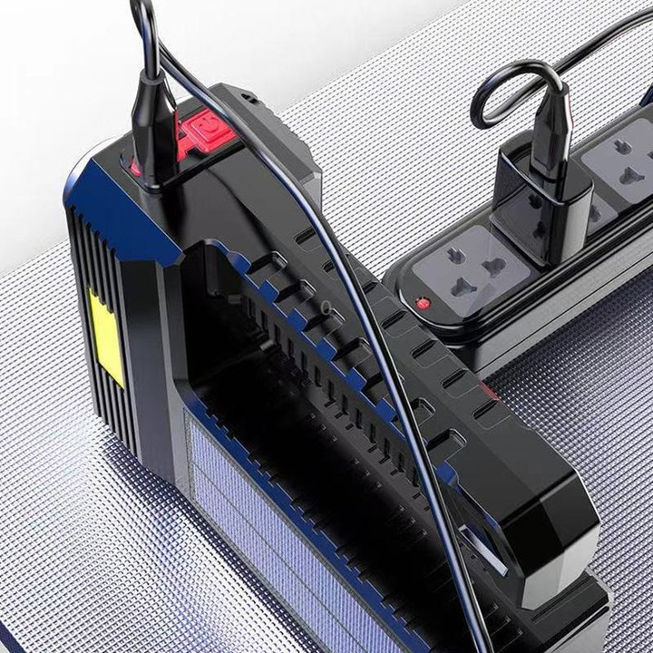 USB Charging Super Bright Waterproof 8 LED Camping Flashlight Lamp