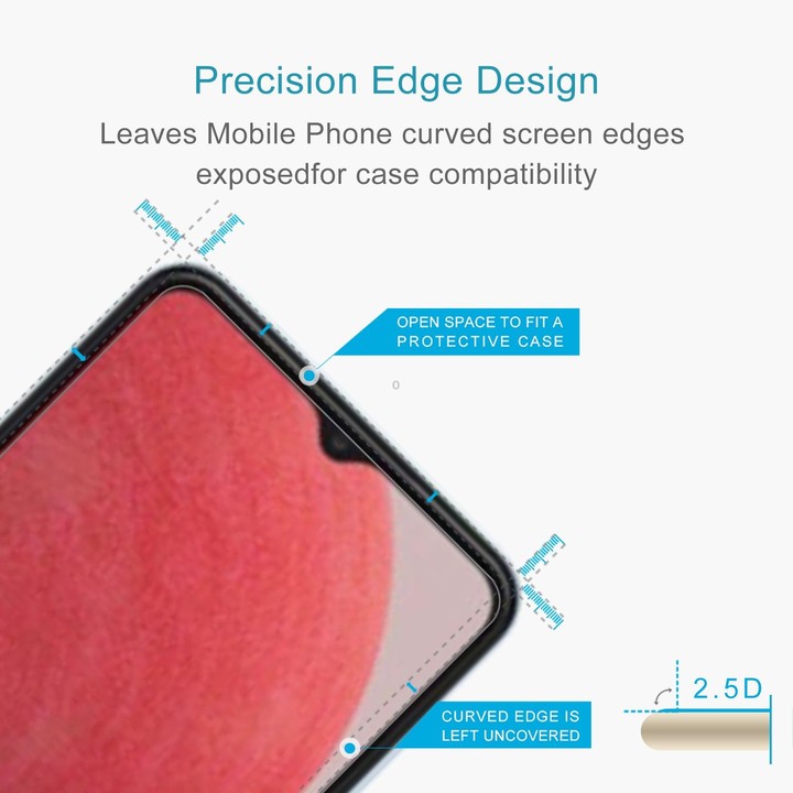 50pcs 0.26mm 9H 2.5D Tempered Glass Film For Samsung Galaxy A14 5G&4G / M14 / Jump 3