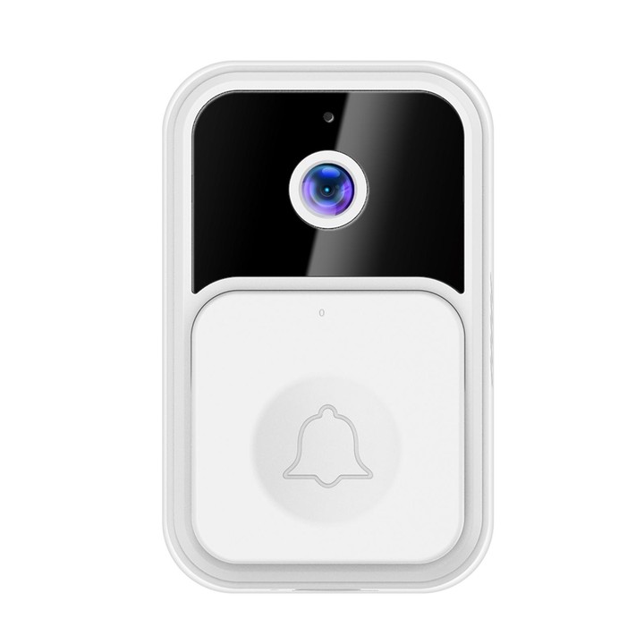 ML19 90 Degree Wide Angle Wireless Smart Video Doorbell(White)