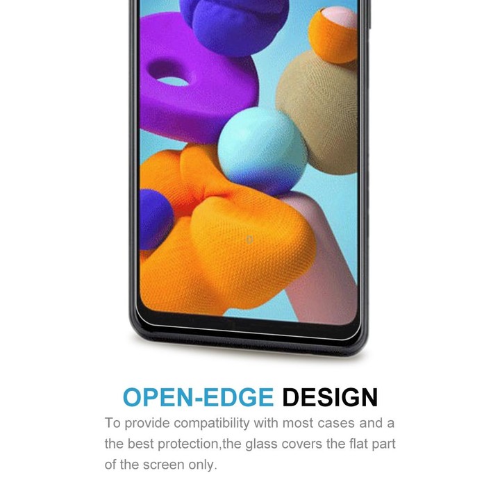 For Galaxy A21 10 PCS 0.26mm 9H Surface Hardness 2.5D Explosion-proof Tempered Glass Non-full Screen Film