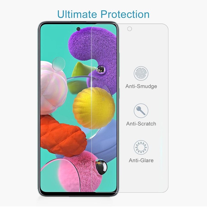 For Galaxy A51 10 PCS 0.26mm 9H Surface Hardness 2.5D Explosion-proof Tempered Glass Non-full Screen Film