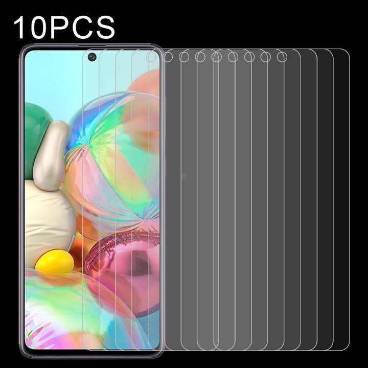 10 PCS 0.26mm 9H Surface Hardness 2.5D Explosion-proof Tempered Glass Non-full Screen Film For Samsumg Galaxy F55 / M55 / M54 /