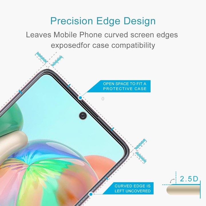 10 PCS 0.26mm 9H Surface Hardness 2.5D Explosion-proof Tempered Glass Non-full Screen Film For Samsumg Galaxy F55 / M55 / M54 /