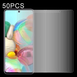 50 PCS 0.26mm 9H Surface Hardness 2.5D Explosion-proof Tempered Glass Non-full Screen Film For Samsumg Galaxy F55 / M55 / M54 /