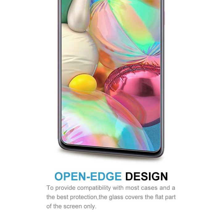 50 PCS 0.26mm 9H Surface Hardness 2.5D Explosion-proof Tempered Glass Non-full Screen Film For Samsumg Galaxy F55 / M55 / M54 /