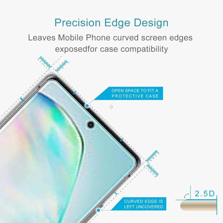 50 PCS 0.26mm 9H Surface Hardness 2.5D Explosion-proof Tempered Glass Non-full Screen Film For Galaxy A91