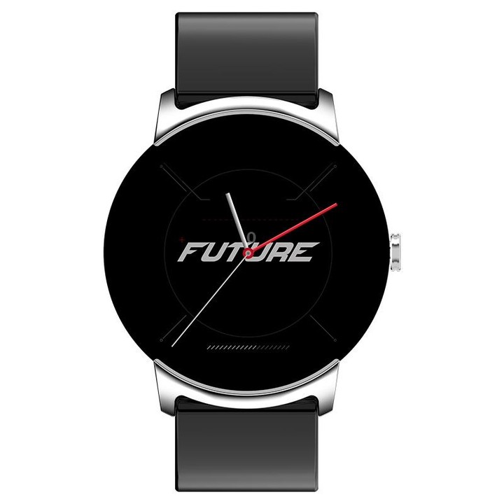 KS02 1.32 Inch Smart Watch Supports Blood Glucose Detection, Blood Pressure Detection, Blood Oxygen Detection(Silver+Black)