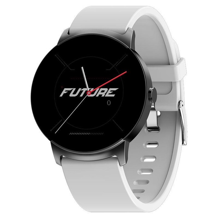 KS02 1.32 Inch Smart Watch Supports Blood Glucose Detection, Blood Pressure Detection, Blood Oxygen Detection(Black+White)