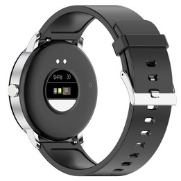 KS02 1.32 Inch Smart Watch Supports Blood Glucose Detection, Blood Pressure Detection, Blood Oxygen Detection(Black+White)