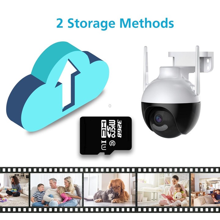 A18 8MP HD Wireless WiFi Smart Surveillance Camera, Specification:EU Plug