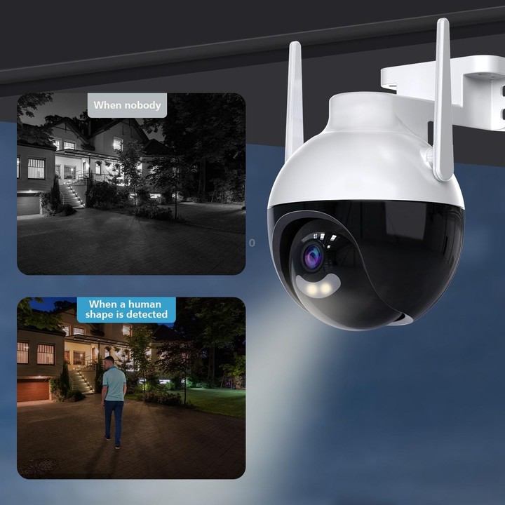 A18 8MP HD Wireless WiFi Smart Surveillance Camera, Specification:UK Plug