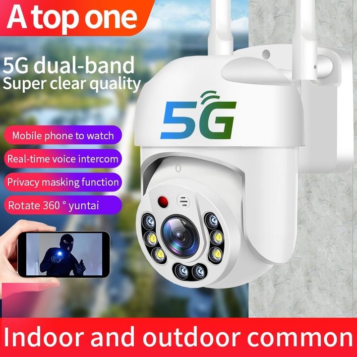 QX65 2MP HD IP66 Waterproof 5G Dual Band Wireless WiFi Camera, Specification:US Plug
