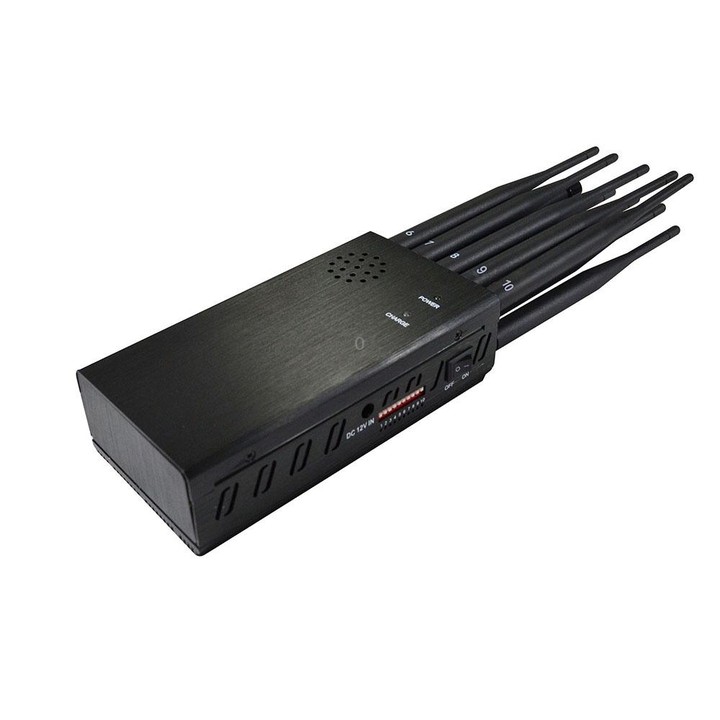 JAX-121A-10B 2G/3G/4G/WIFI/GPS/LOJACK 10 Antennas Mobile Signal Jammer