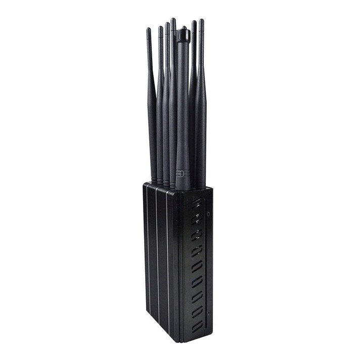 JAX-121A-10B 2G/3G/4G/WIFI/GPS/LOJACK 10 Antennas Mobile Signal Jammer
