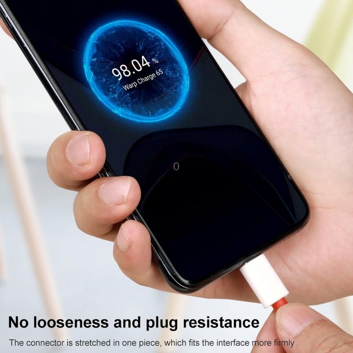 65W Warp Flash Charging Mobile Phone Adapter, Style:65W Charger+1m Fast Charging Cable