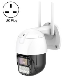 QX67 3MP Humanoid Recognition AI Alarm WiFi Dome IP Camera, UK Plug