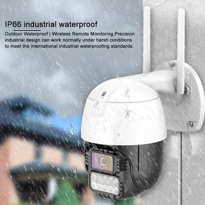 QX67 3MP Humanoid Recognition AI Alarm WiFi Dome IP Camera, AU Plug