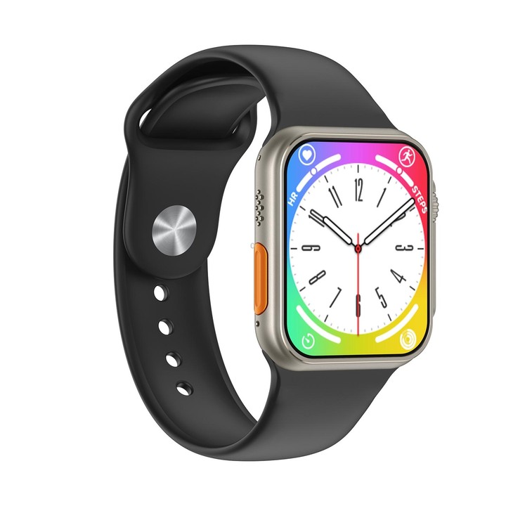 N8 Ultra 2.02 inch Square Screen Smart Watch Supports Heart Rate Monitoring/Blood Oxygen Monitoring(Black)