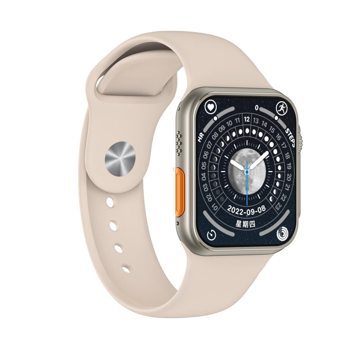 N8 Ultra 2.02 inch Square Screen Smart Watch Supports Heart Rate Monitoring/Blood Oxygen Monitoring(Gold)