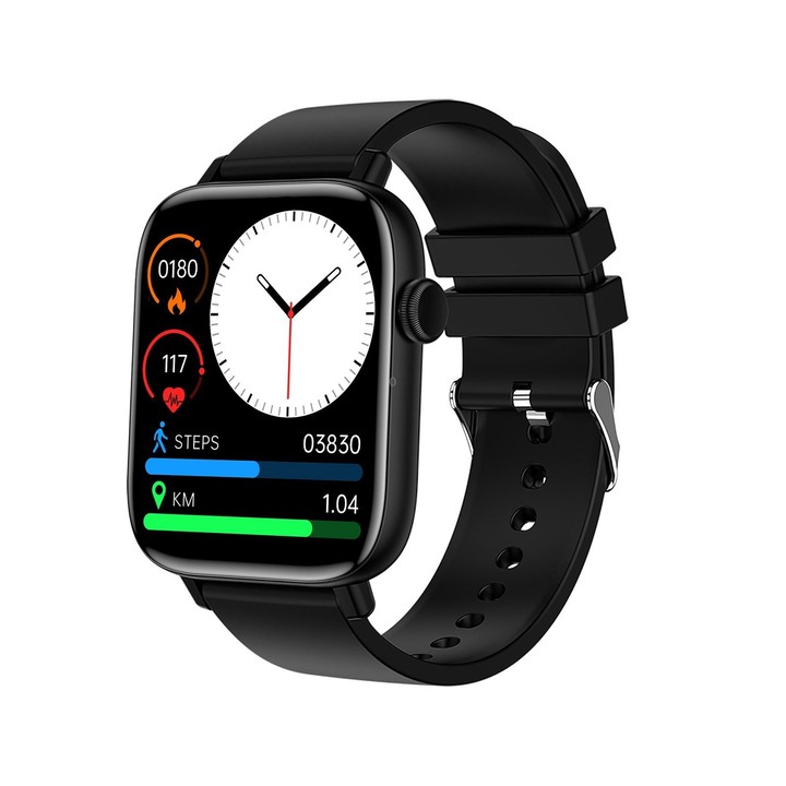 T49 1.9 inch HD Square Screen Smart Watch Supports Heart Rate Monitoring/Bluetooth Calling(Black)