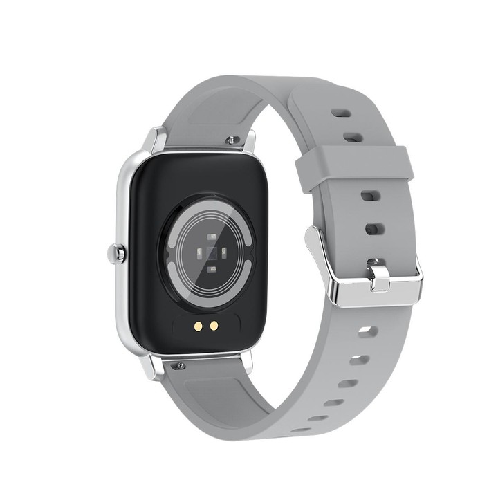 Ochstin 5H80 1.69 inch Square Screen Silicone Strap Heart Rate Blood Oxygen Monitoring Bluetooth Smart Watch(Grey)