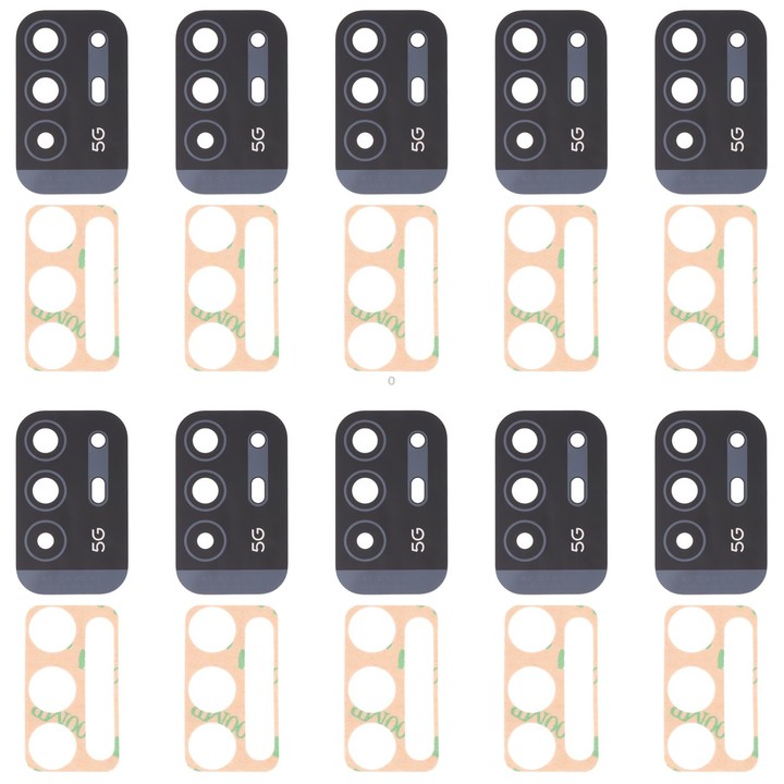 For OPPO F19 Pro+/A94 5G/A95 5G 10 PCS Back Camera Lens