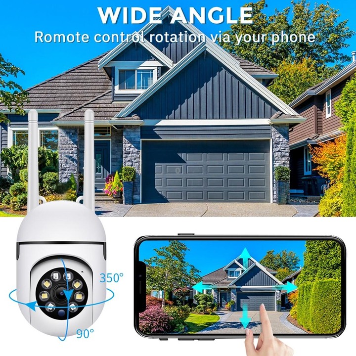 A7 1080P HD Wireless WiFi Smart Surveillance Camera Support Night Vision / Two Way Audio with 16G Memory