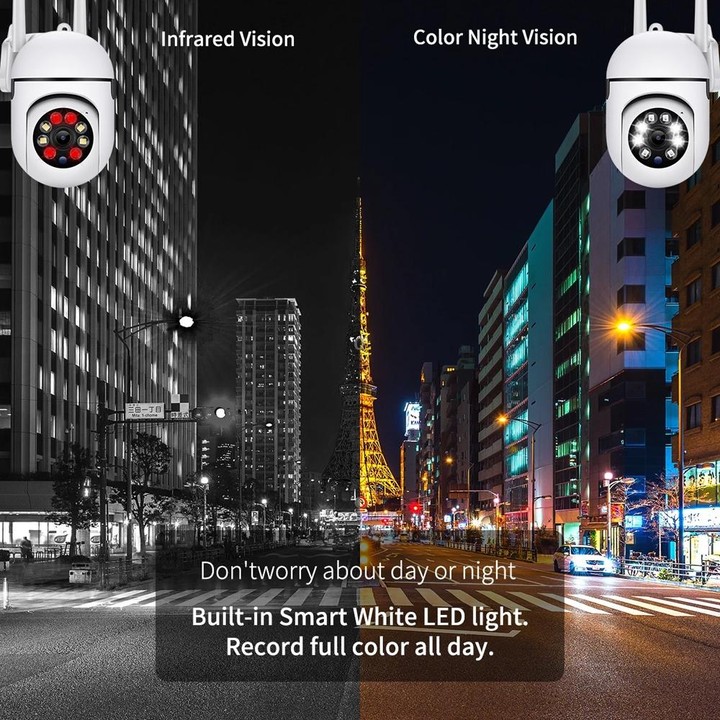 A7 1080P HD Wireless WiFi Smart Surveillance Camera Support Night Vision / Two Way Audio with 16G Memory