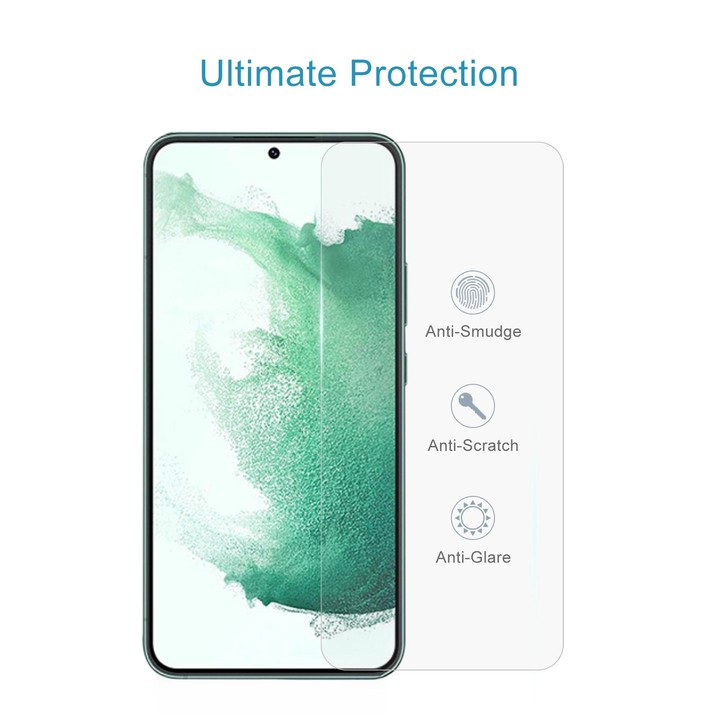 For Samsung Galaxy S23+ 5G 10pcs 0.26mm 9H 2.5D Tempered Glass Film, Fingerprint Unlocking Is Not Supported