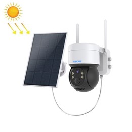 ESCAM QF170 2MP WiFi Full Color Night Vision Two-way Audio Solar Camera(Black)