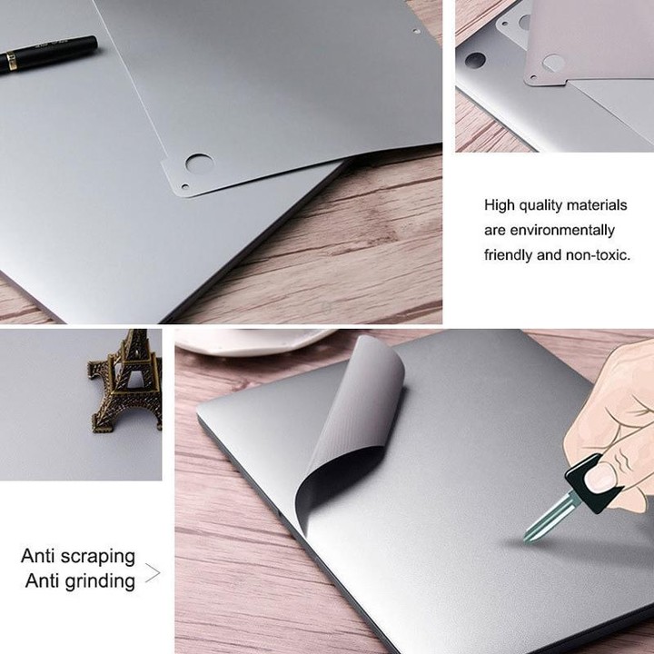 For MacBook Pro 13.3 inch A1708 (2016) (without Touch Bar) 4 in 1 Upper Cover Film + Bottom Cover Film + Full-support Film + Tou