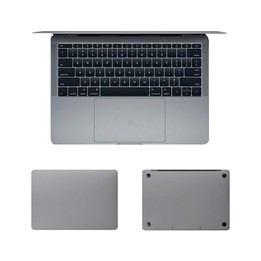 For MacBook Pro 16 inch A2141 (with Touch Bar) 4 in 1 Upper Cover Film + Bottom Cover Film + Full-support Film + Touchpad Film L