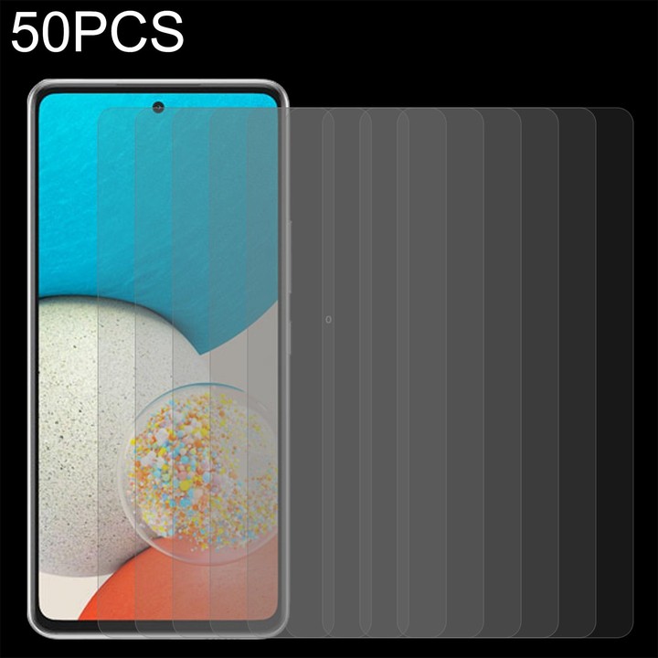 For Samsung Galaxy A54 5G 50pcs 0.26mm 9H 2.5D Tempered Glass Film