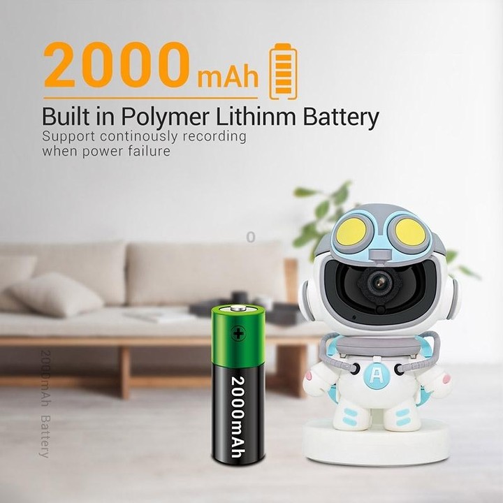 ESCAM PT211 Motion Detection & Tracking 2MP Sound Alarm Cloud Storage Two-way Audio Night Vision WiFi Camera, Plug Type:EU Plug
