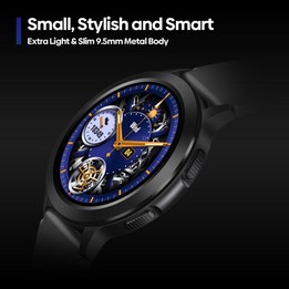 Zeblaze Btalk 2 1.3 inch Round Screen HD Smart Watch Supports Voice Calls/Health Monitoring(Black)