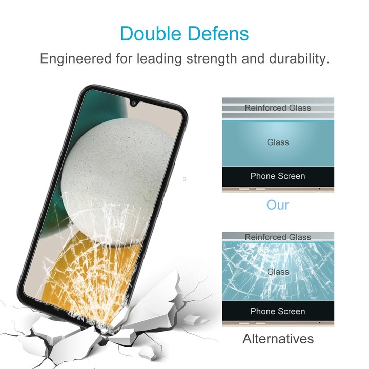 For Samsung Galaxy A34 5G 50pcs 0.26mm 9H 2.5D Tempered Glass Film