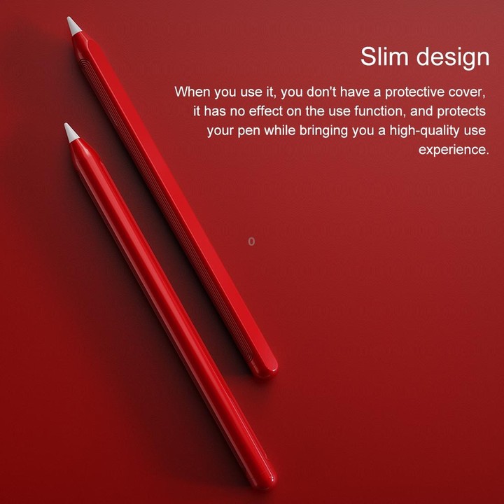 For Apple Pencil 2 Stylus Touch Pen Protective Cover(Red)