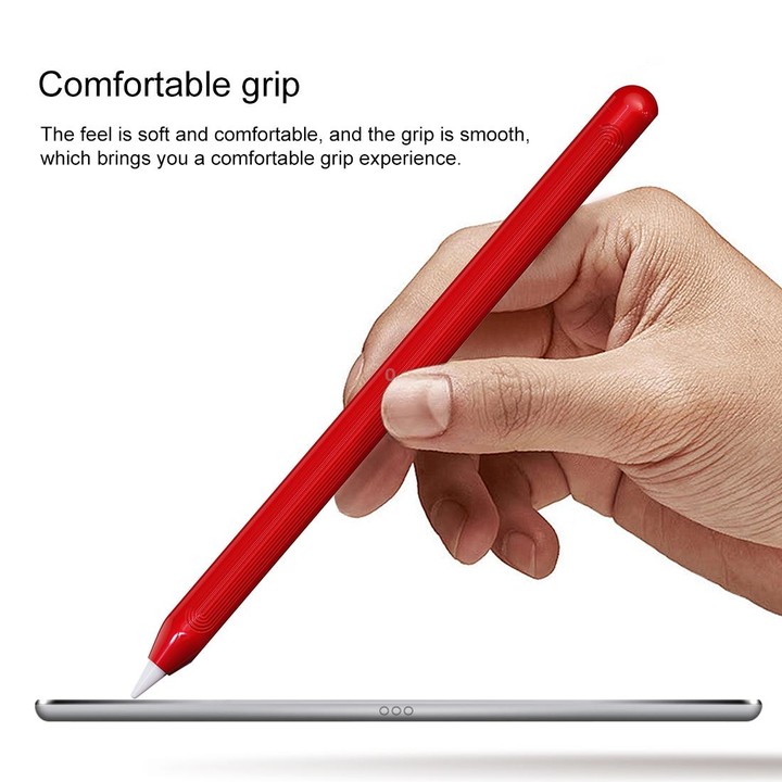 For Apple Pencil 2 Stylus Touch Pen Protective Cover(Red)