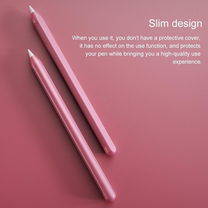 For Apple Pencil 2 Stylus Touch Pen Protective Cover(Pink)