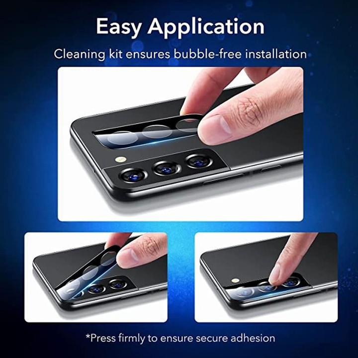 For Samsung Galaxy S22 / S22+ 5G 50pcs Integrated Rear Camera Lens Tempered Glass Film(Black)