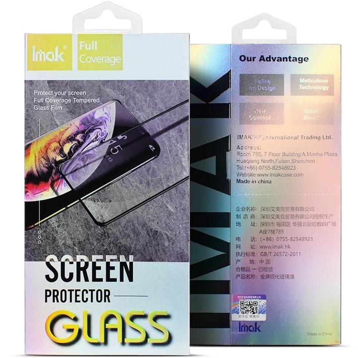 For Samsung Galaxy A04e 4G / M04 4G IMAK 9H Full Screen Tempered Glass Film Pro+ Series