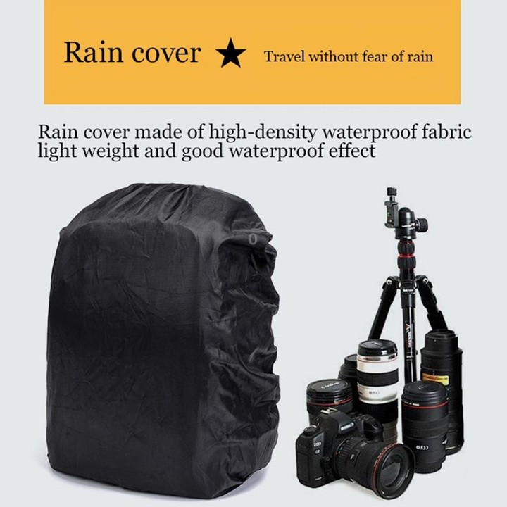 Outdoor Camera Backpack Waterproof Photography Camera Shoulders Bag, Size:45x32x18cm(Green)
