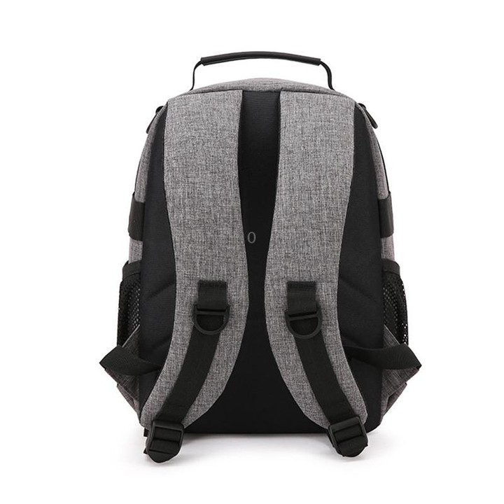 Small Waterproof Camera Backpack Shoulders SLR Camera Bag(Grey)