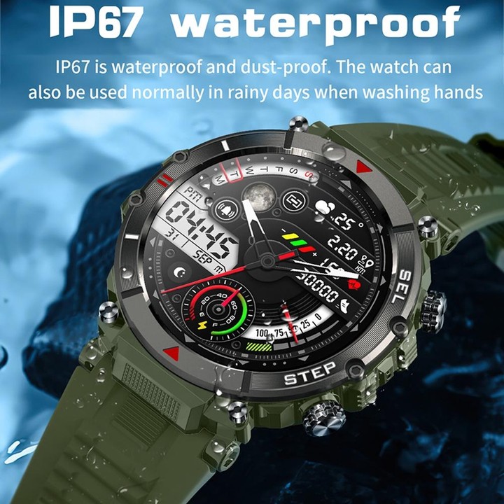 CF11 1.39 inch Waterproof Smart Sports Wristband Support Heart Rate Monitoring / Blood Pressure Monitoring(Green)