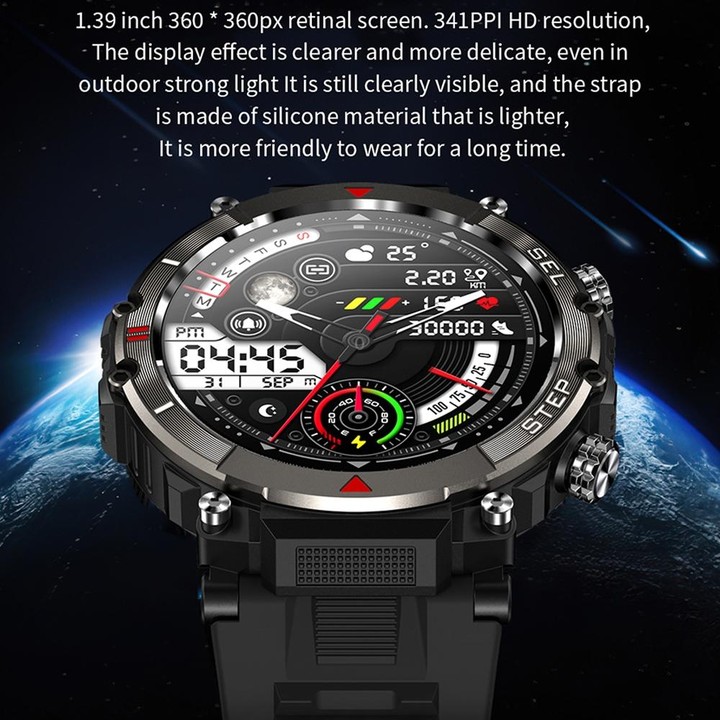CF11 1.39 inch Waterproof Smart Sports Wristband Support Heart Rate Monitoring / Blood Pressure Monitoring(Green)