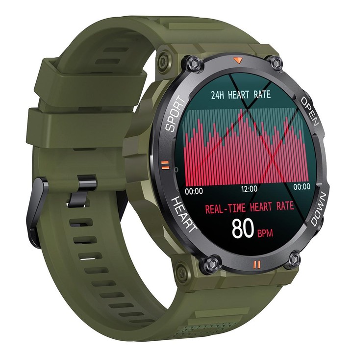 K56 Pro 1.39 inch Smart Silicone Strap Wristband Support Heart Rate Monitoring / Blood Pressure Monitoring(Green)