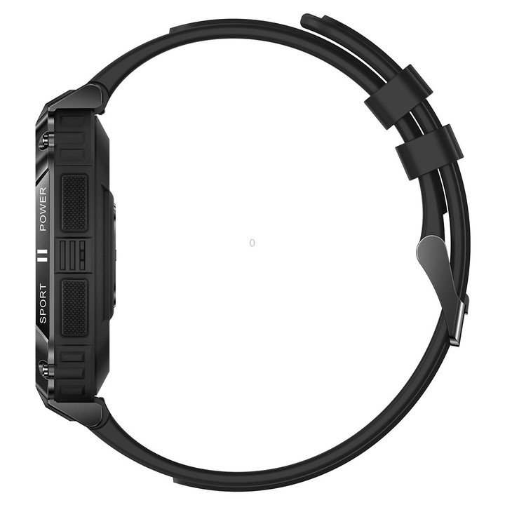 T3 1.95 inch Rugged Smart Sports Wristband Support Heart Rate Monitoring / Blood Pressure Monitoring(Black)
