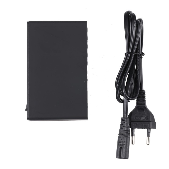 MFT-03Q 10 in 1 65W QC3.0 USB Smart Fast Charger, Plug Type:UK Plug(Black)