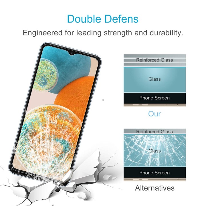 For Samsung Galaxy A24 4G 50pcs 0.26mm 9H 2.5D Tempered Glass Film