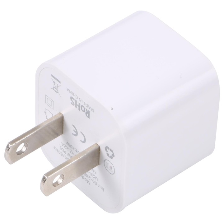 20W PD USB-C/Type-C Interface Fast Charging Charger, Specification: US Plug(White)